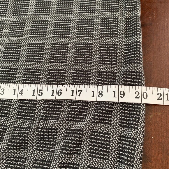 J Jill Wearever Collection Shift Dress Sz M 3/4 Sleeve Houndstooth Checkered - Picture 7 of 9